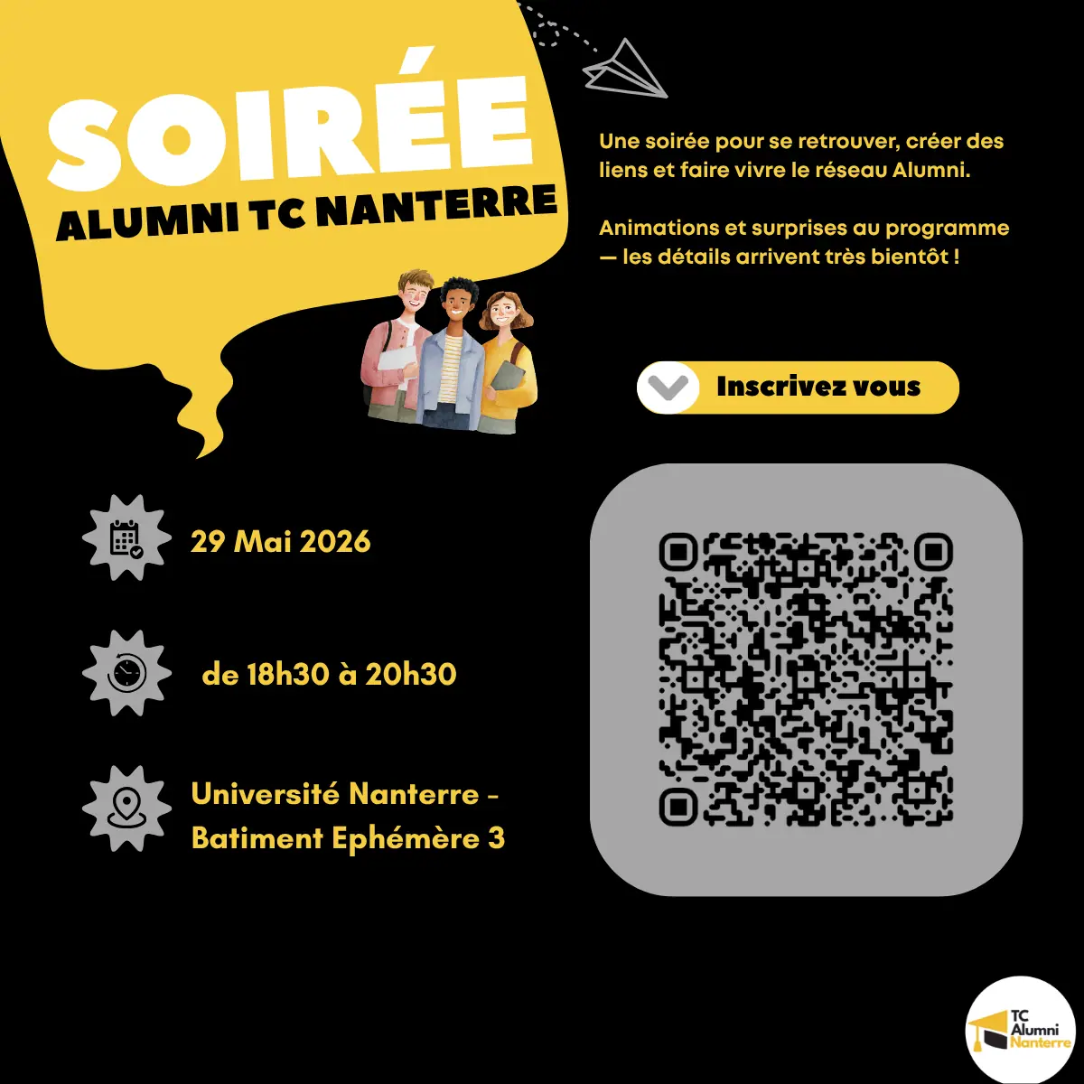 TC Alumni, réseau des anciens et soirée